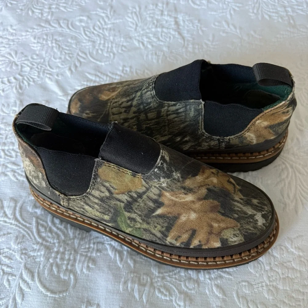 Georgia Giant Boys Camo Romeo Slip-On boot size 6